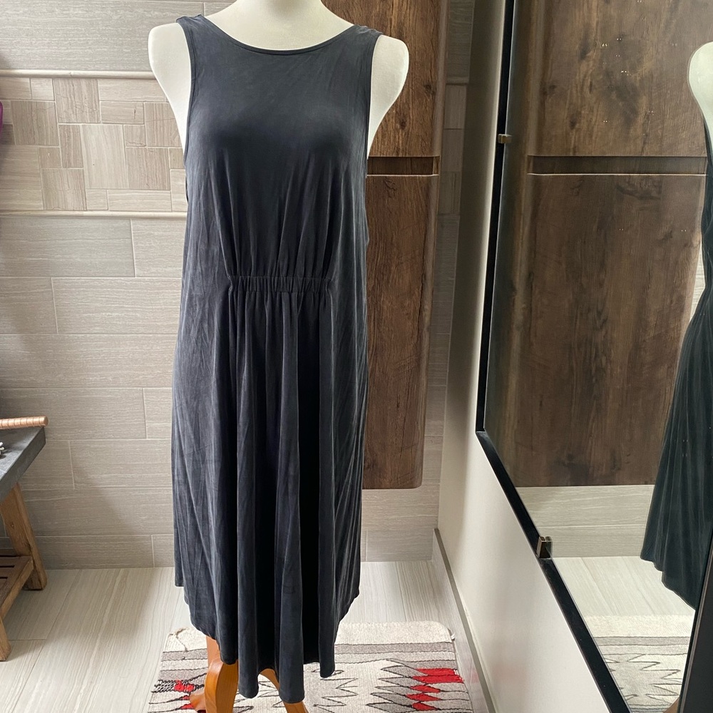 Anthropologie silky midi dress